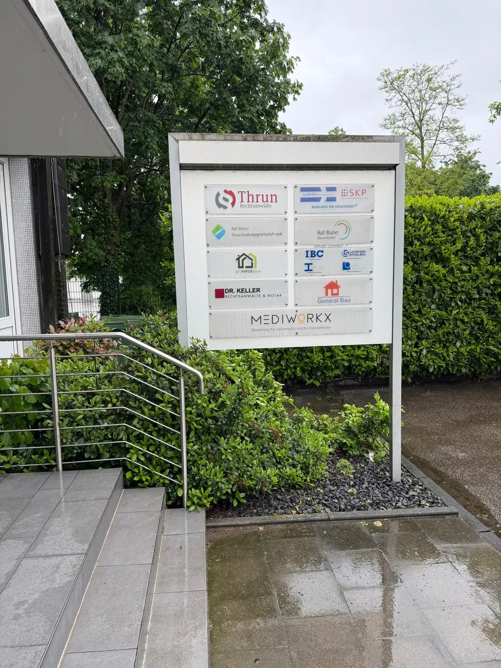 Mieterstele am Objekt
